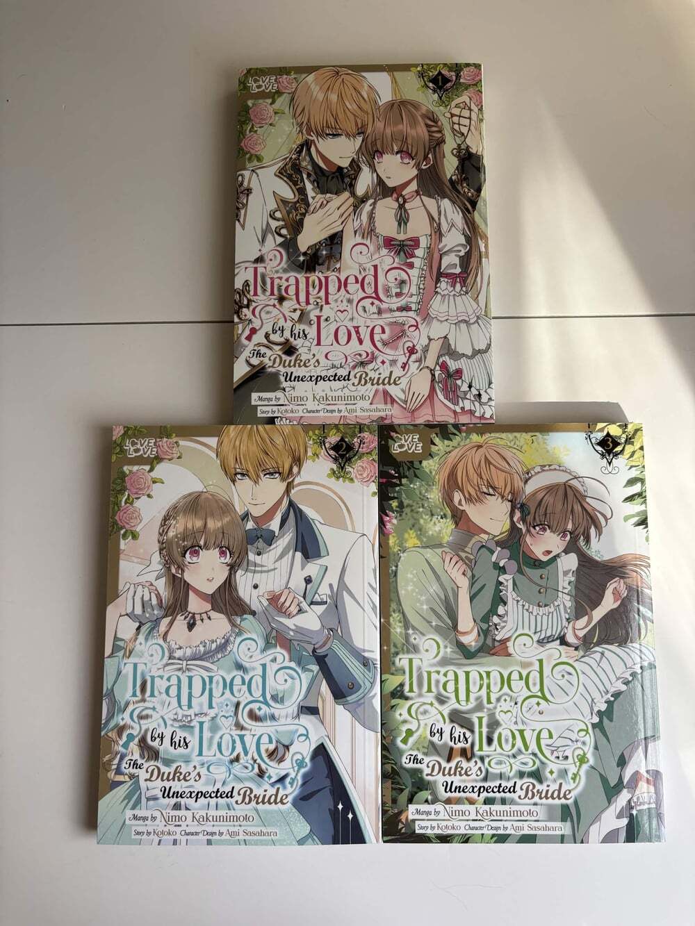 Trapped By His Love the Duke's Unexpected Bride Manga Volumes 1-3